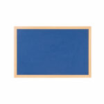 Bi-Office Earth Felt Notice Board 900x600mm Blue RFB0743233