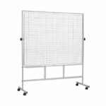 Bi-Office Revolver Board Non-Magnetic 1200x900mm Grey QR3202