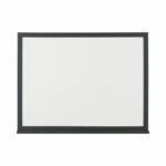 Bi-Office Black Frame Whiteboard 900x600mm MB0700169