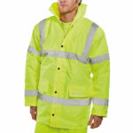 Beeswift Constructor High Visibility Jacket Saturn Yellow 2XL