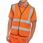 Beeswift High Visibility Waistcoat Full App G Orange XL