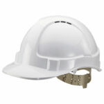 Beeswift Comfort Vented Safety Helmet ABS Shell White