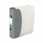 Hermes Lever Arch File Heavy Duty A4 78mm Capacity Silver 832006