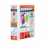 Elba Panorama 65mm 4 D-Ring Binder A4+ White (10 Pack) 400001305