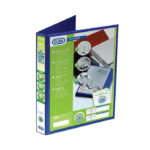 Elba Panorama 25mm 2 D-Ring Presentation Binder A4 Blue (6 Pack) 400008412