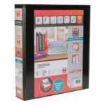 Elba Panorama 40mm 4 D-Ring Pres Binder A4 Blk (Pack of 6) 400008417