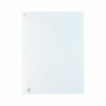 Oxford Quick In Punched Pockets A4 Clear (100 Pack) 400012939