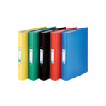 Elba 25mm Ring Binder Paper Over Board A4 Astd (10 Pack) 400033510