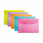 Elba Snap Wallet A4 Assorted (5 Pack) 100201306