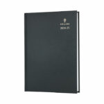 Collins Academic Diary Day Per Page A5 Black 24-25 52MBLK24