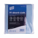 Robert Scott Hi-Absorb Microfibre Cloth Blue (Pack of 5) 103986BLUE