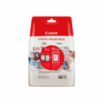 Canon PG-545XL/CL-546XL Inkjet Cartridge + Glossy Photo Paper Value Pack Black/Colour 8286B011
