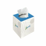 2Work Facial Tissue Cube Box 70 Sheets 2-Ply (Pack of 24) CPD13550