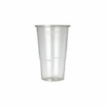 Plastic Half Pint Glass Clear (50 Pack) 0510033