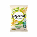 Popchips Crisps Sour Cream and Onion Share Bag 85g (Pack of 8) 0401237