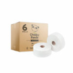 Cheeky Panda Professional 2-Ply Bamboo Maxi Jumbo Toilet Roll 300m (Pack of 6) PFMAXJRL6