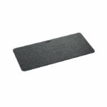 Durable Effect Desk Mat 700x330mm Charcoal 708158