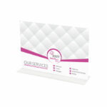 Announce Stand Up Sign Holder A4 Landscape (Constructed from clear plastic) DF47701