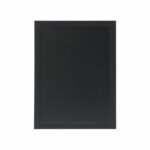 Securit Woody Chalkboard with White Chalk Marker and Mounting Kit 300xx10x400mm Black WBW-BL-30-40