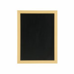 Securit Woody Chalkboard with White Chalk Marker and Mounting Kit 300x10x400mm Teak WBW-TE-30-40