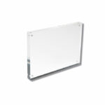 Deflecto Magnetic Block Desktop Card Holder Acrylic A5 8mm MCHA511
