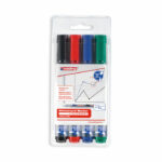 Edding 360 Drywipe Marker Assorted (Pack of 4) 3318999