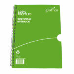 Graffico Recycled Wirebound Notebook 100 Pages A5 (10 Pack) EN10994