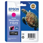 Epson T1573 Ink Cartridge Ultra Chrome K3 XL High Yield Turtle Vivid Magenta C13T15734010