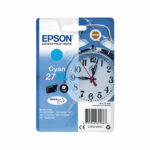 Epson 27XL Ink Cartridge DURABrite Ultra High Yield Alarm Clock Cyan C13T27124012
