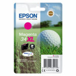 Epson 34XL Ink Cartridge DURABrite Ultra High Yield Golf Ball Magenta C13T34734010