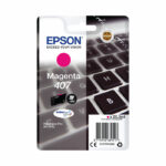 Epson 407 Ink Cartridge DURABrite Ultra WF-4745 Series Keyboard Magenta C13T07U340