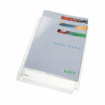 Leitz Expanding Pocket Heavy Duty Gusseted Top Opening A4 Clear (5 Pack) 47188