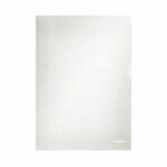 Esselte Embossed Folders A4 Clear (100 Pack) 54832