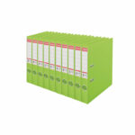 Esselte 50mm Lever Arch File Polypropylene A4 Green (Pack of 10) 48076