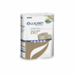 Lucart EcoNatural 6.3 Toilet Rolls Carbon Neutral x6 Rolls Per Pack (Pack of 72) 811C73
