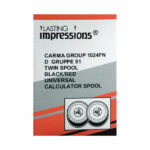 Facit 1024FN/C340/C365 Fabric Ribbon Black/Red 7024