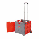 GPC Grey and Red Large Folding Box Truck with Lid GI042Y