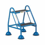 Climb-It Domed Feet Handy Step 2 Tread with No Handrail Blue AAP20