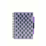 Europa Splash Project Book 200 Lined Pages A5 Purple Cover (Pack of 3) EU1508Z