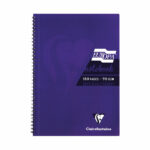 Clairefontaine Europa Notebook 180 Pages A5 Purple (Pack of 5) 5813Z