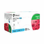 Shield Powdered Vinyl Gloves Large Clear (100 Pack) GD47