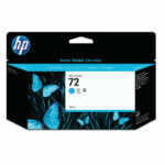 HP 72 DesignJet Ink Cartridge 130ml Cyan C9371A
