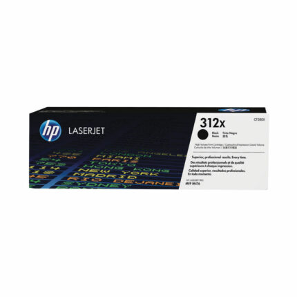 HP 312X Black High Yield Laserjet Toner Cartridge CF380X