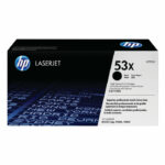 HP 53X LaserJet Toner Cartridge High Yield Black Q7553X