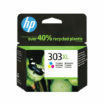 HP 303XL Ink Cartridges High Yield Tri Colour CMY T6N03AE