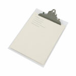 Rapesco Heavy Duty Clipboard Frosted Foolscap Transparant 0888