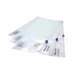 Rapesco Zippi Bags Plastic Zip A4 Plus Clear (25 Pack) 0796