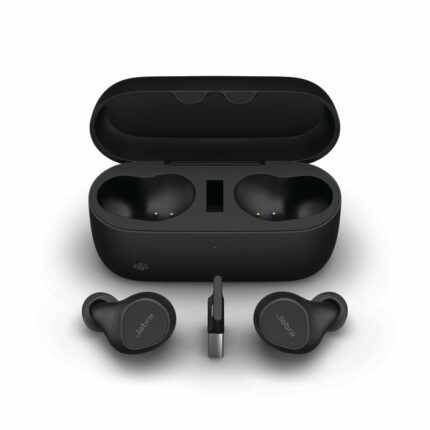Jabra Evolve2 Wireless Bluetooth Ear Buds USB-A UC with Wireless Charging Pad 20797-989-989