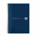 Oxford My Notes Card Cover Wirebound Notebook 100 Pages A5 Blue (5 Pack) 400020197