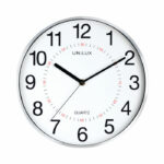 Unilux Aria Clock Metal Grey 400094280